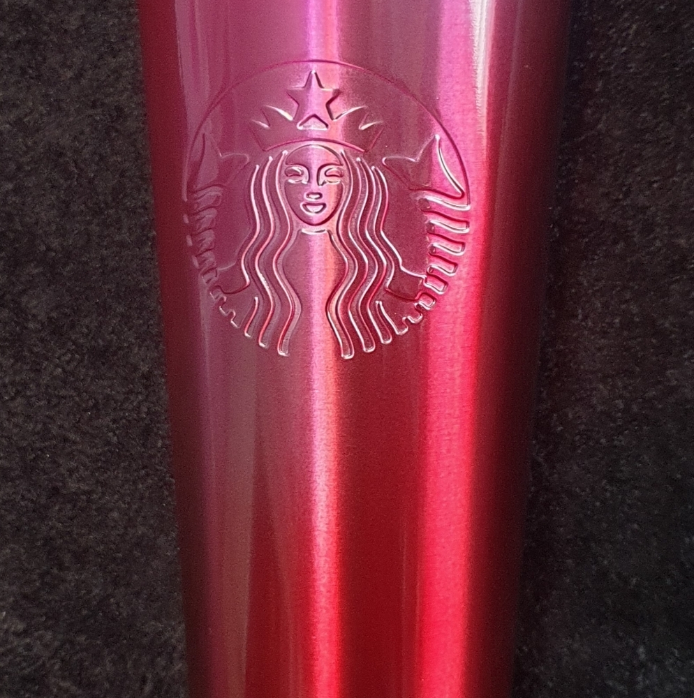 Starbucks 2021 Holiday Stainless Steel Ombre Tumbler Cold Cup 24 Oz
